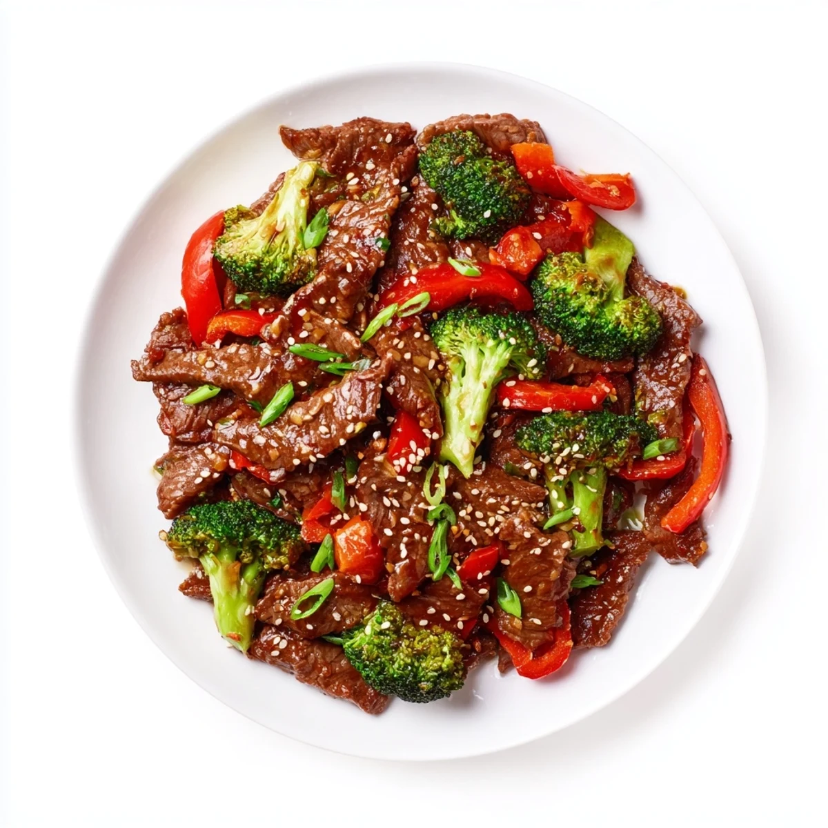 Tender beef and bright broccoli florets coated in a glossy, spicy stir-fry sauce in this Spicy Beef and Broccoli Stir Fry.