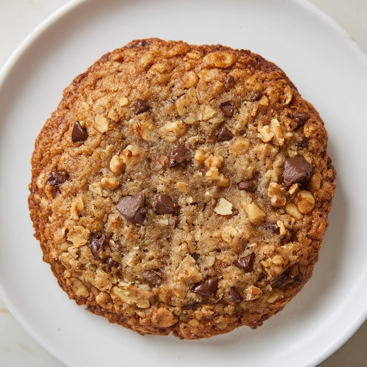 Chewy Irish oat cookies fresh from the oven showing golden edges and nutty texture