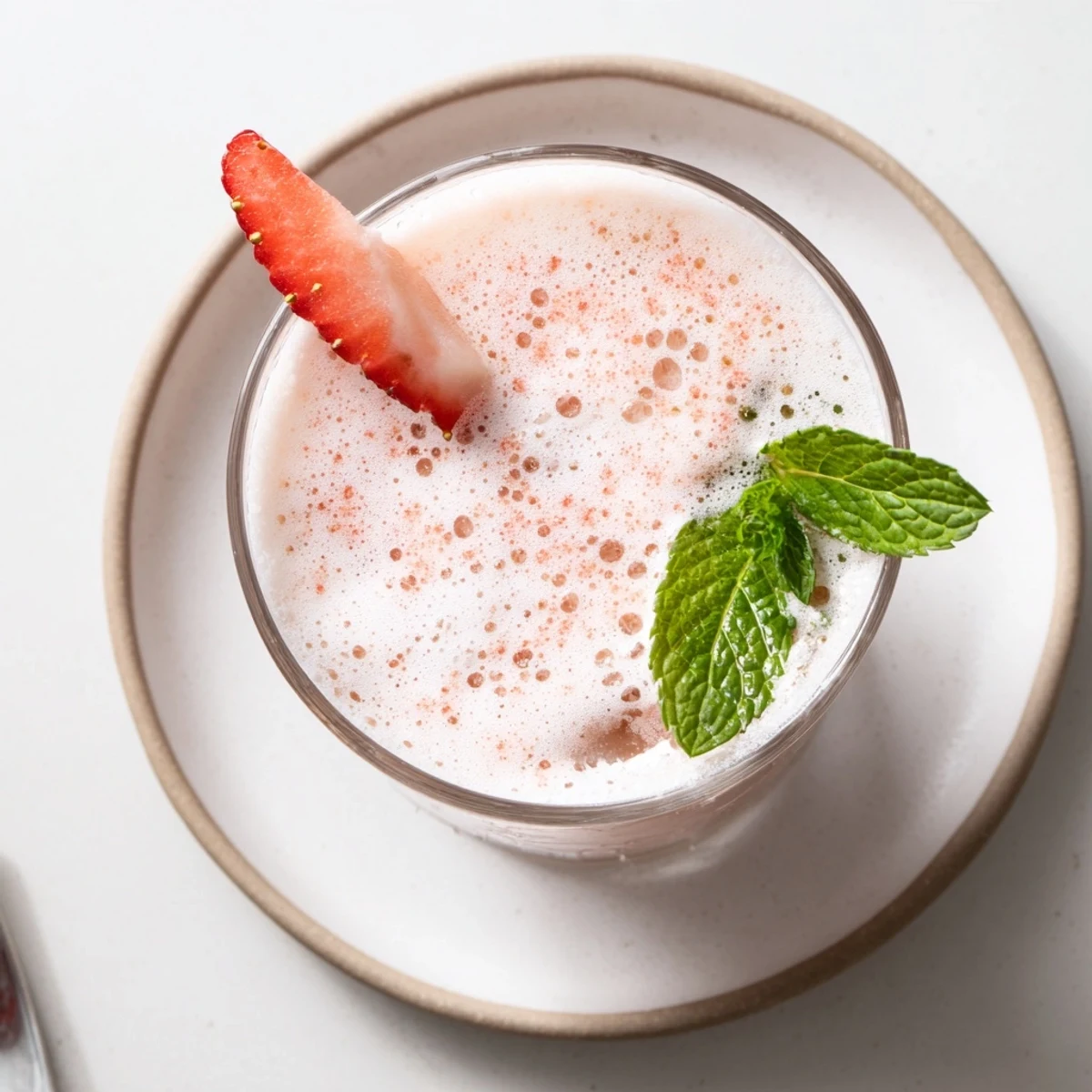 Strawberry Coconut Cooler Recipe poured into tall glasses, tropical aroma, perfect for summer
