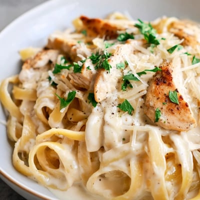 Creamy Garlic Parmesan Chicken Pasta