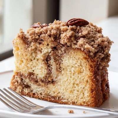 Cinnamon Pecan Crunch Cake